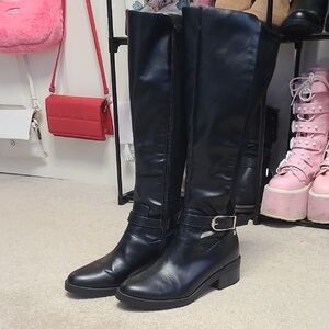 Life Stride Black Over the Knee Boots